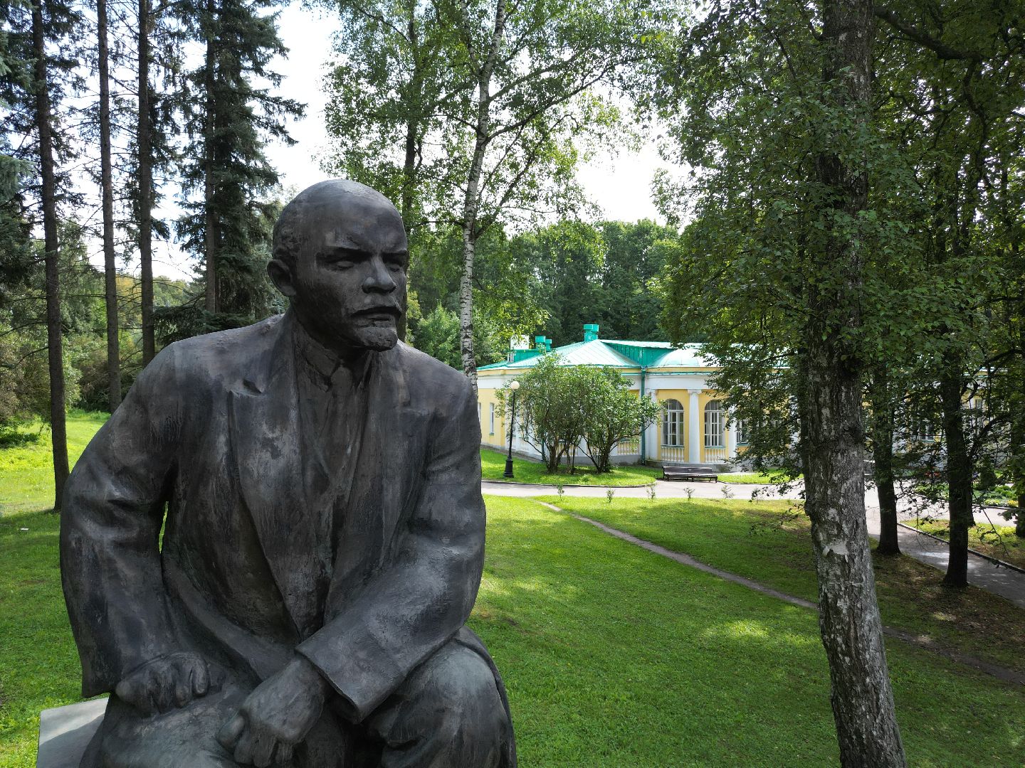 подольск, горки ленинские, музей, видео с коптера,