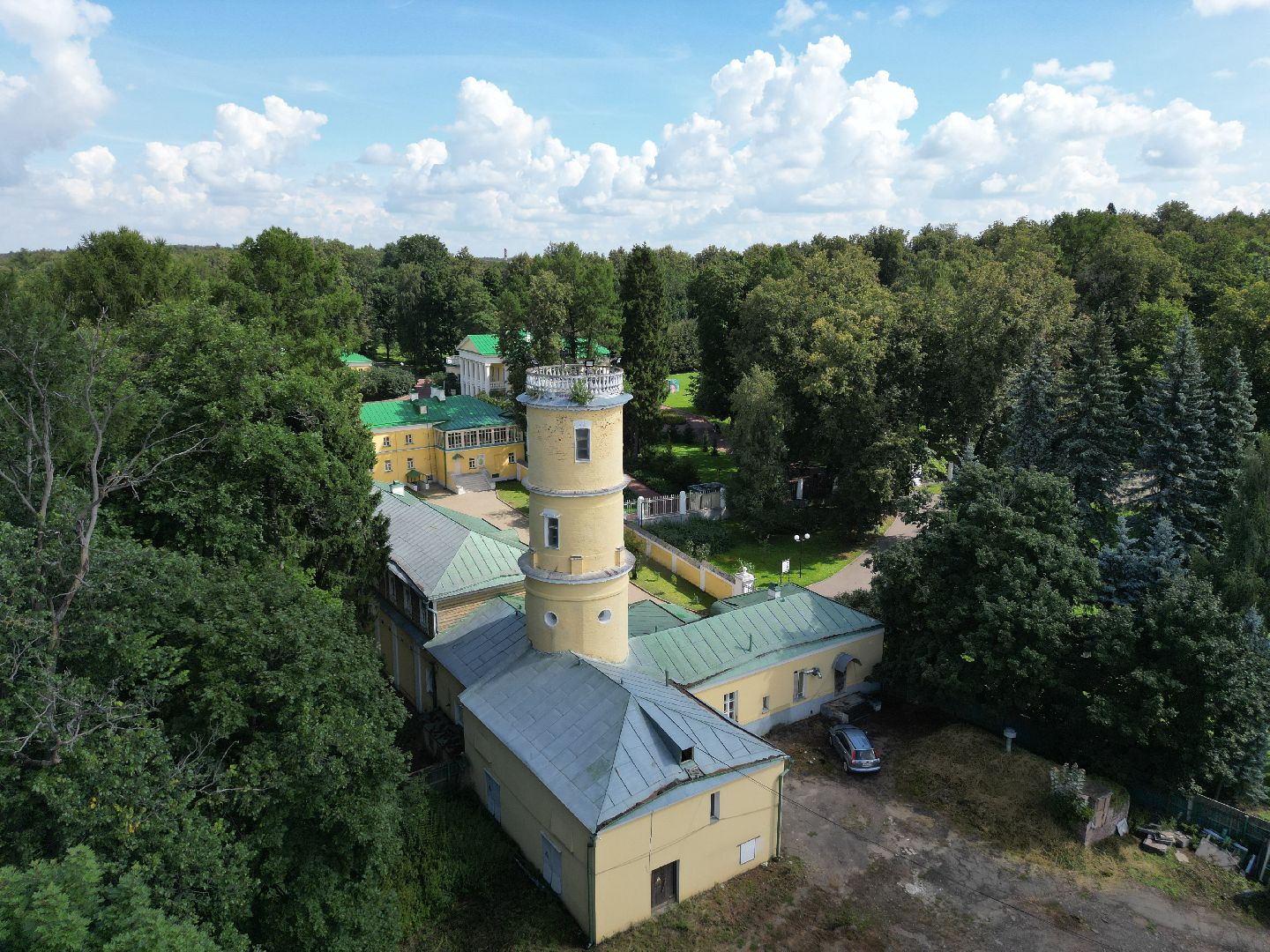 подольск, горки ленинские, музей, видео с коптера,