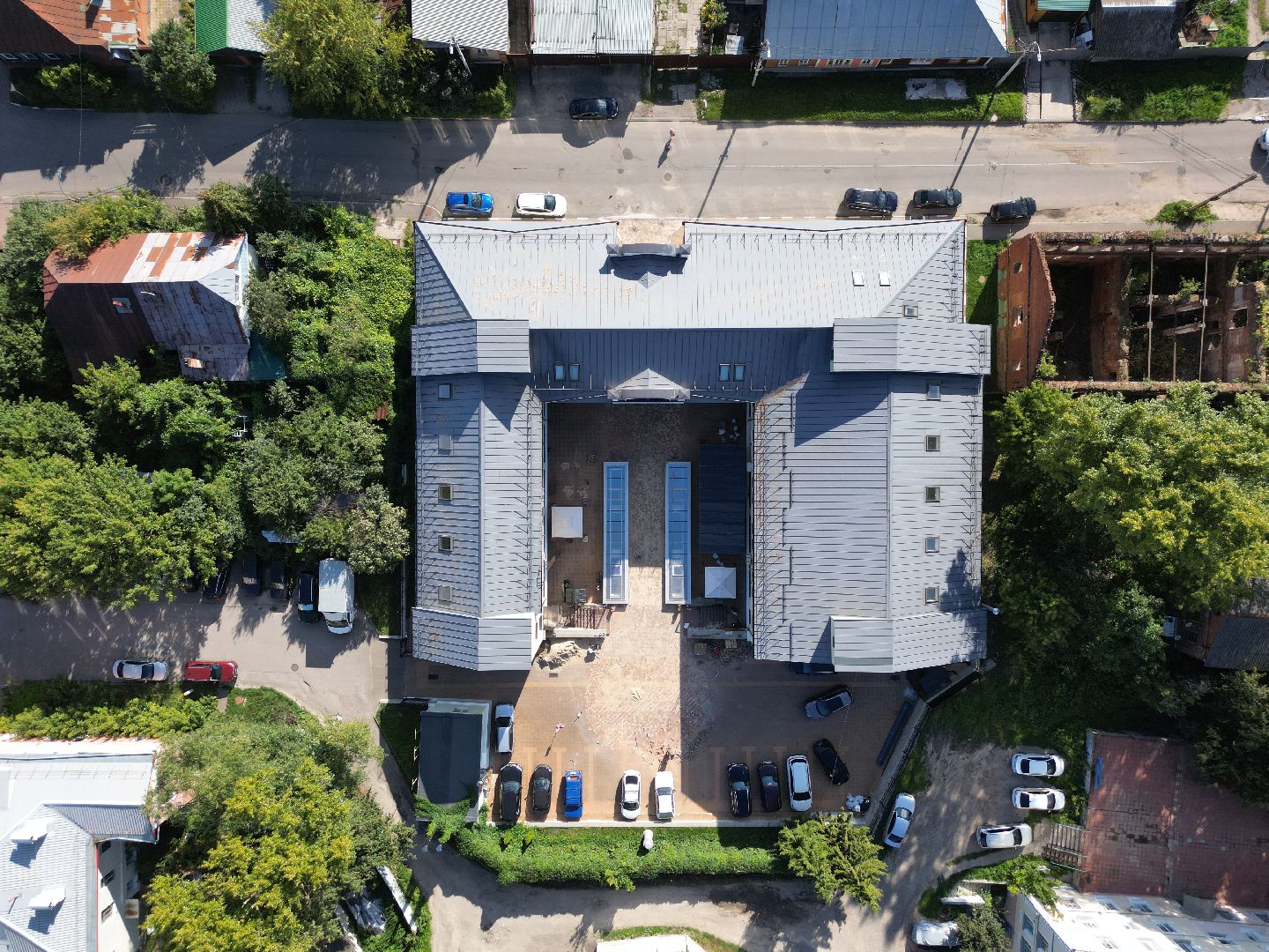 серпухов, музей хлеба, видео с коптера,