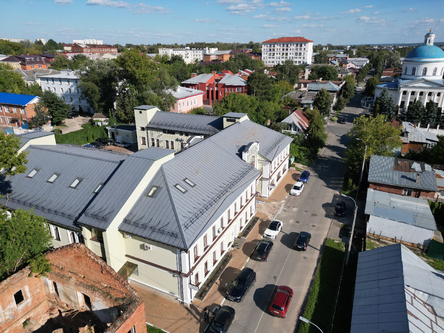 серпухов, музей хлеба, видео с коптера,