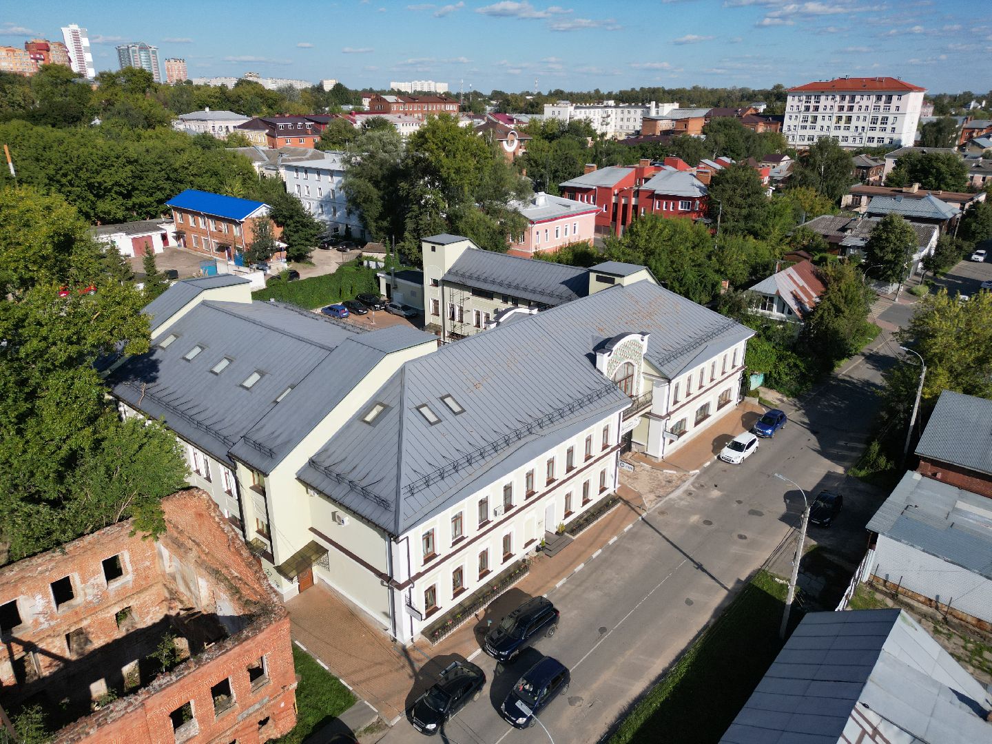 серпухов, музей хлеба, видео с коптера,