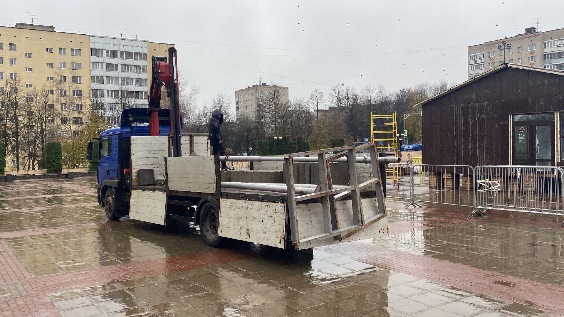 Каток, строительство, истра,