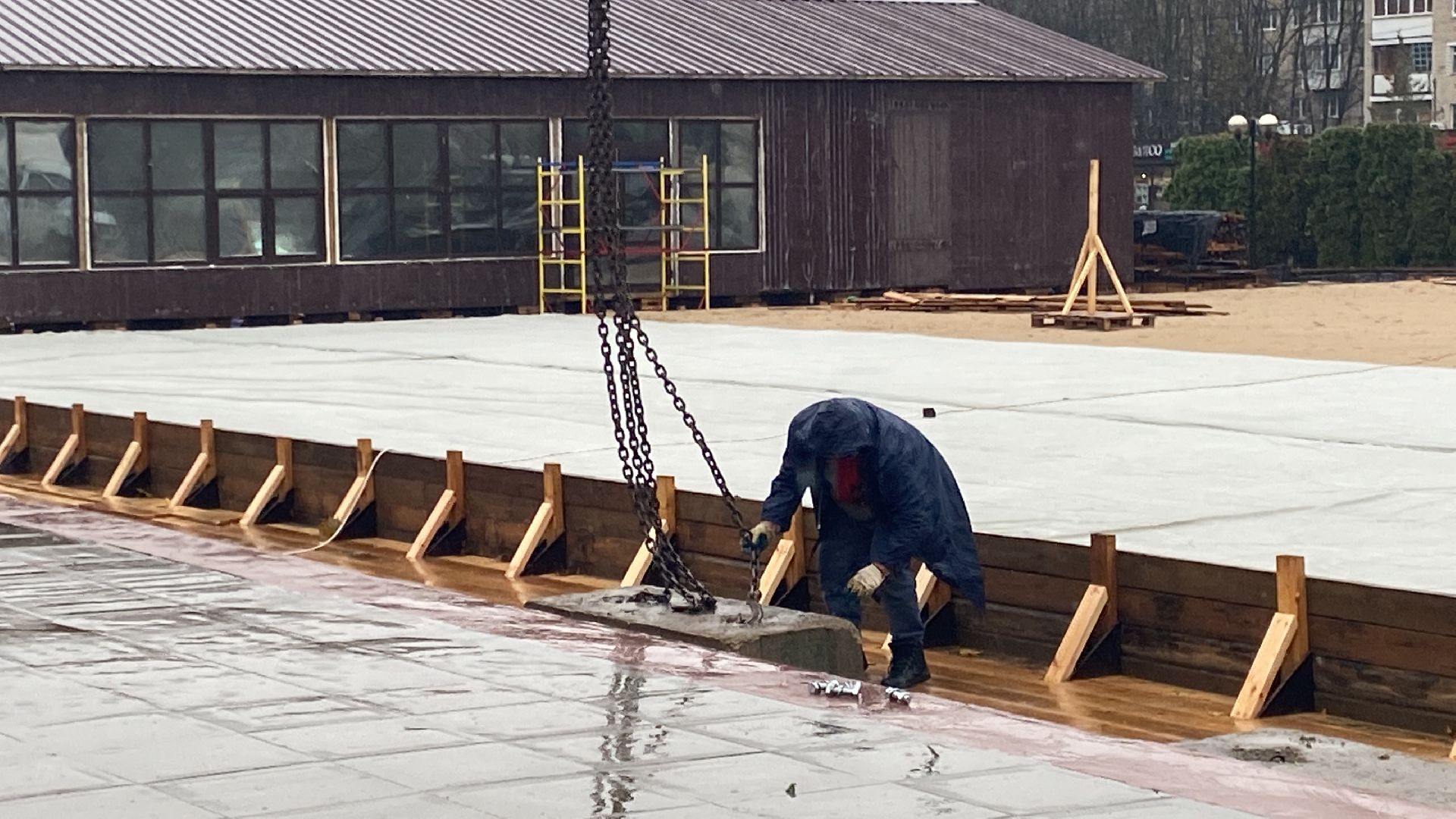 Каток, строительство, истра,