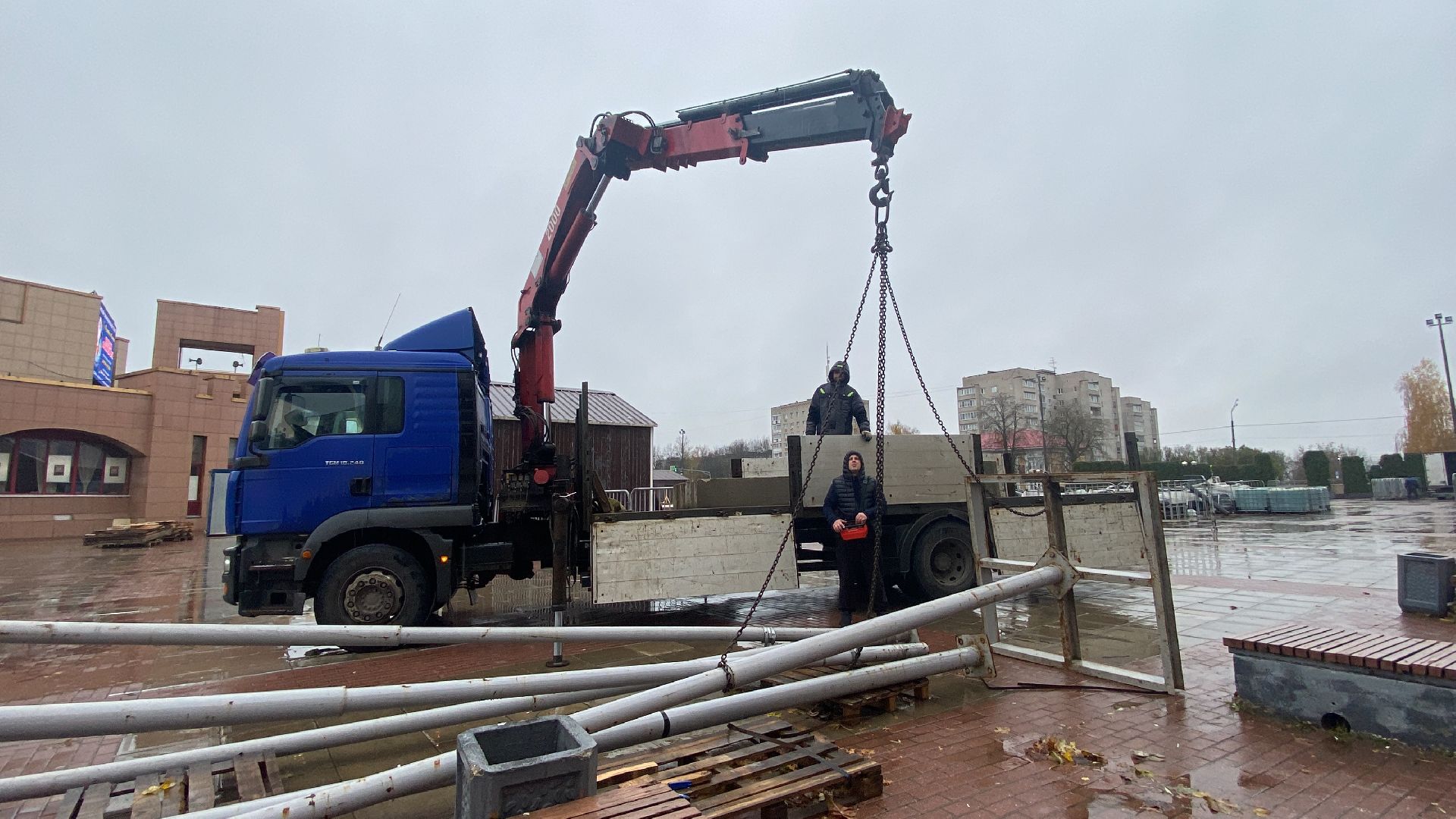 Каток, строительство, истра,