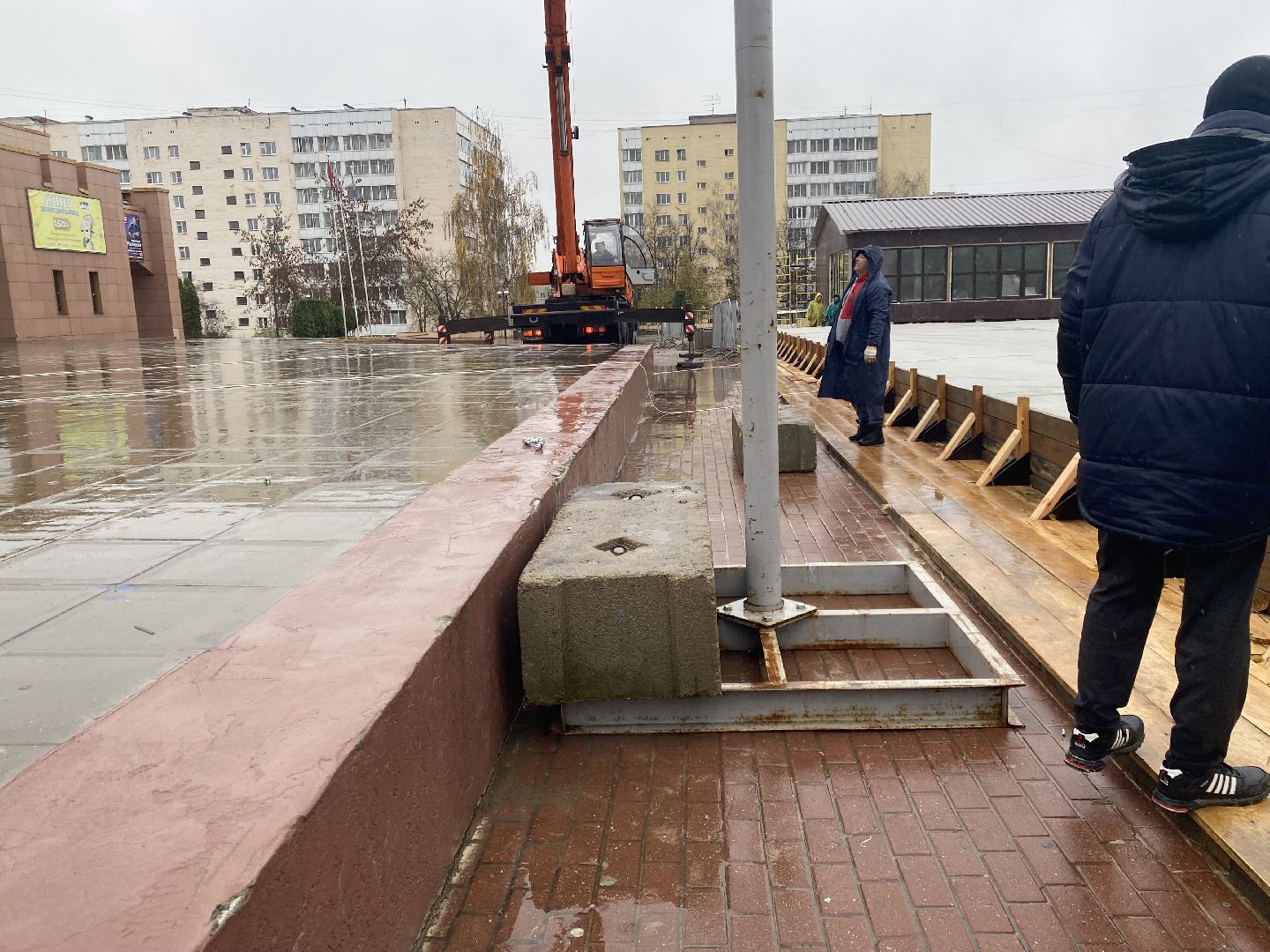 Каток, строительство, истра,