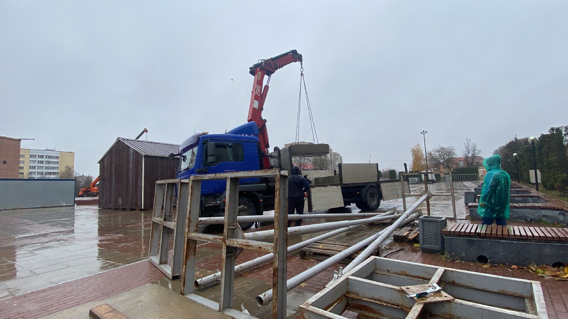 Каток, строительство, истра,