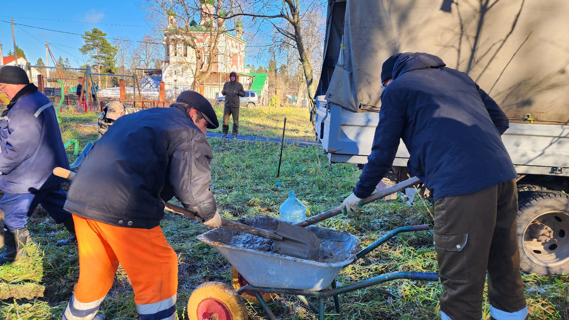 детска игровая площадка, благоустройство, тренажер, вертикалка,