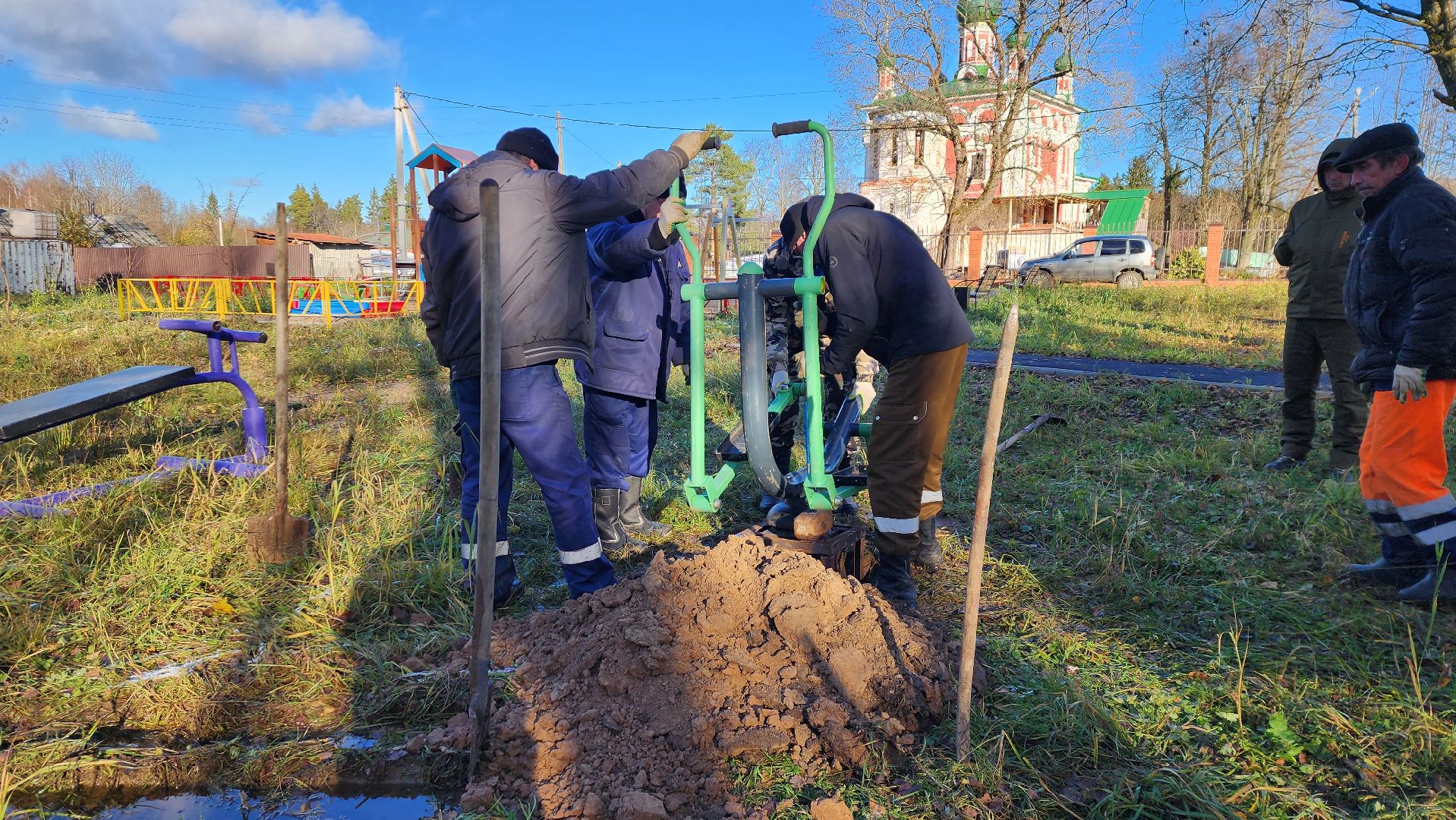 детска игровая площадка, благоустройство, тренажер, вертикалка,