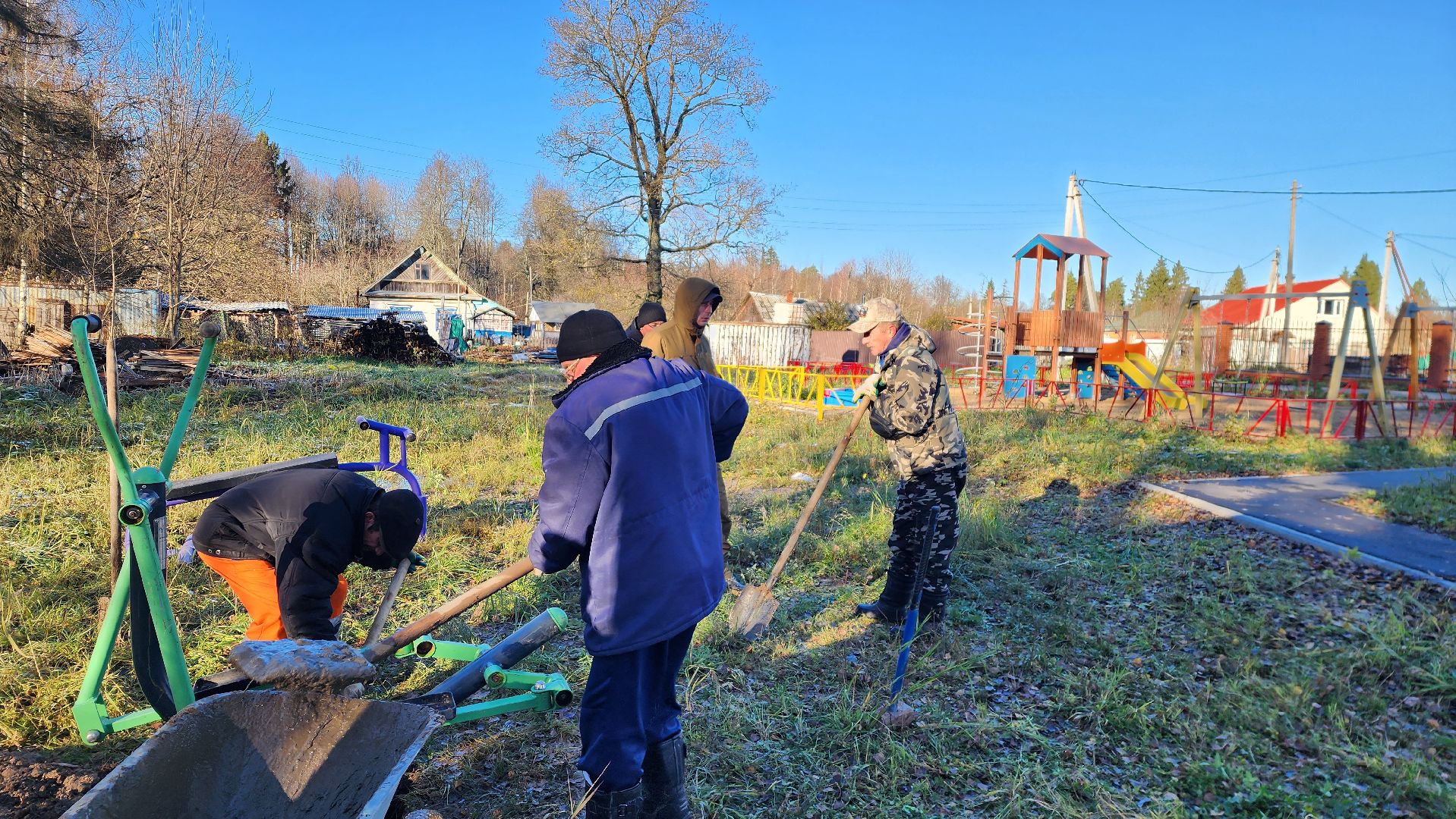 детска игровая площадка, благоустройство, тренажер, вертикалка,