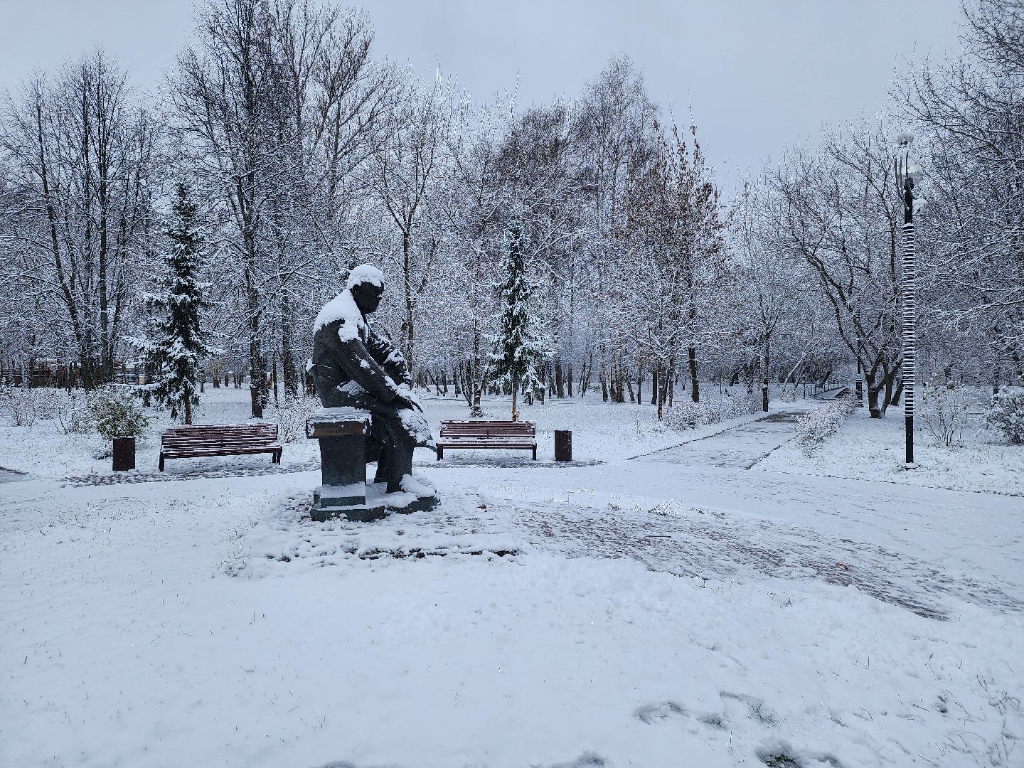 Дубна, Снег, Коммунальщики, Уборка снега, вертикалки,