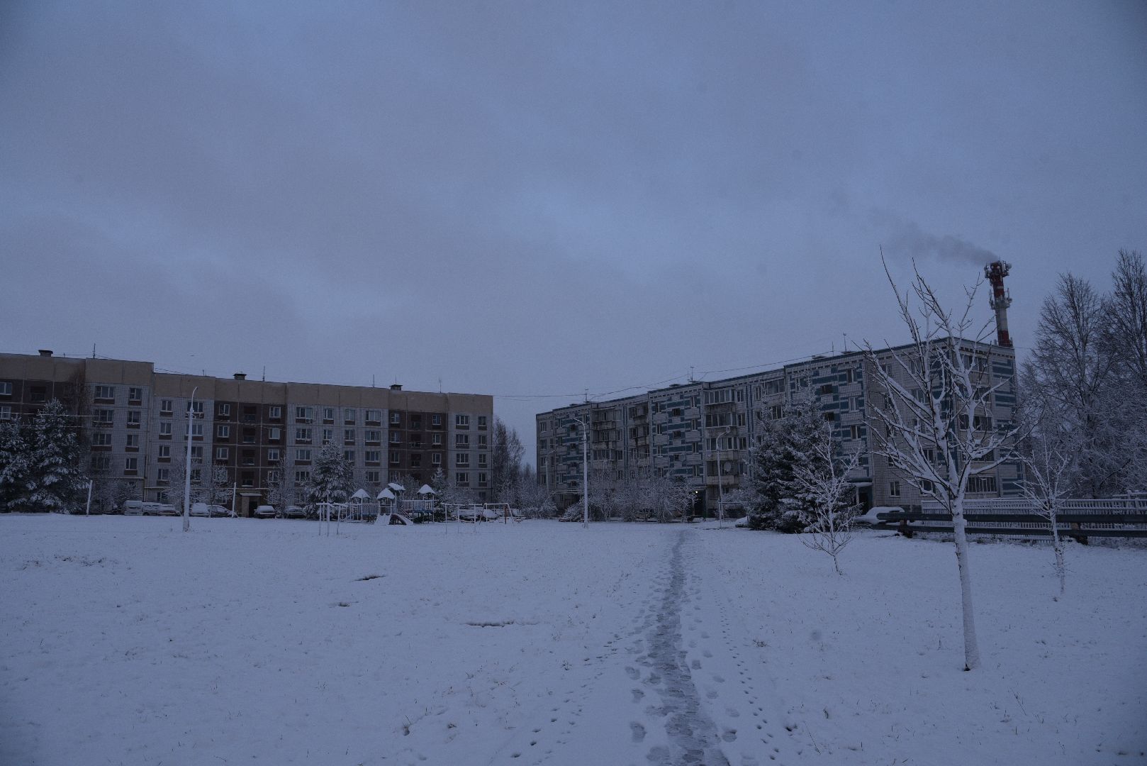 лотошино, жкх, уборка снега, первый снег, благоустройство, вертикалки,