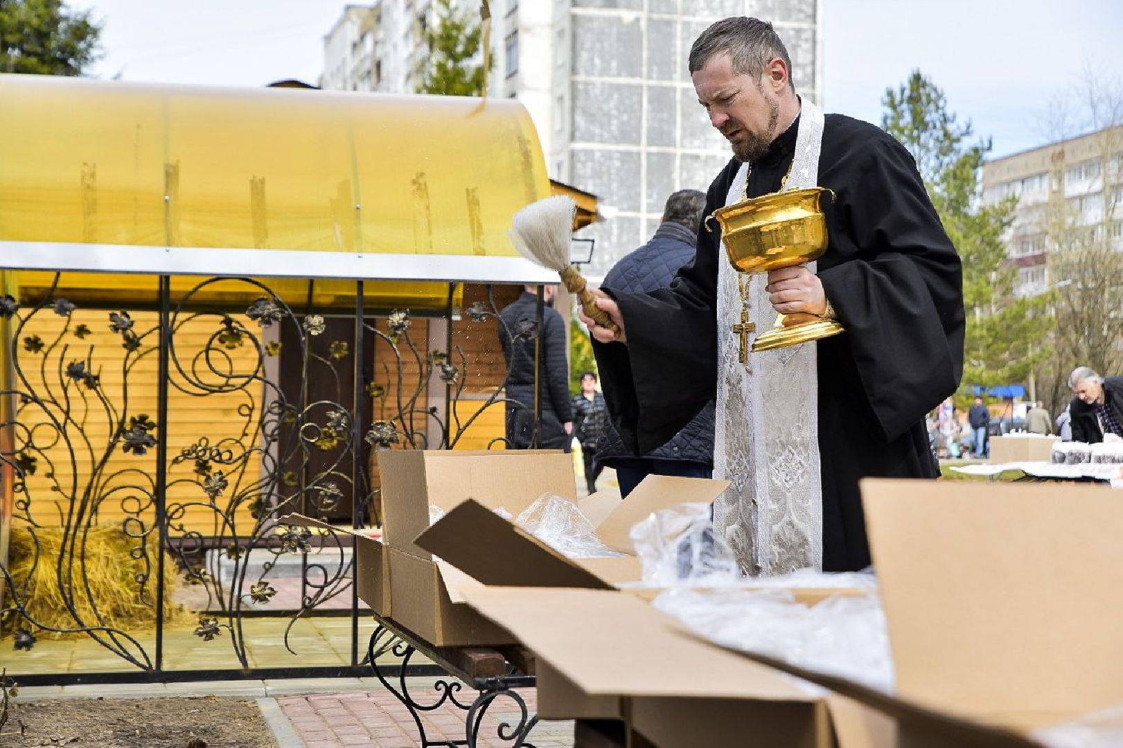 Солнечногорск, волонтеры, пасха, праздник, куличи