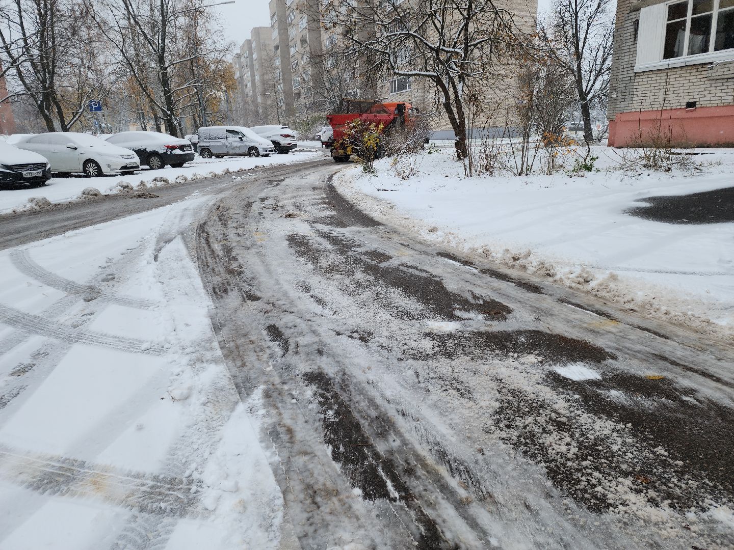 Черноголовка, Снегопад, уборка снега и наледи,ЖКХ, коммунальные службы, комунальная техника,