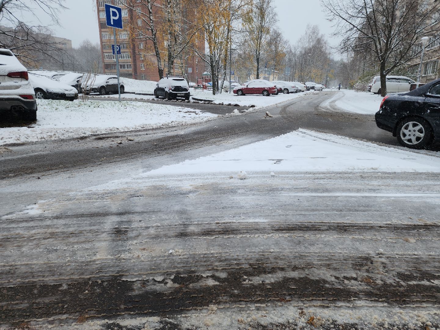 Черноголовка, Снегопад, уборка снега и наледи,ЖКХ, коммунальные службы, комунальная техника,