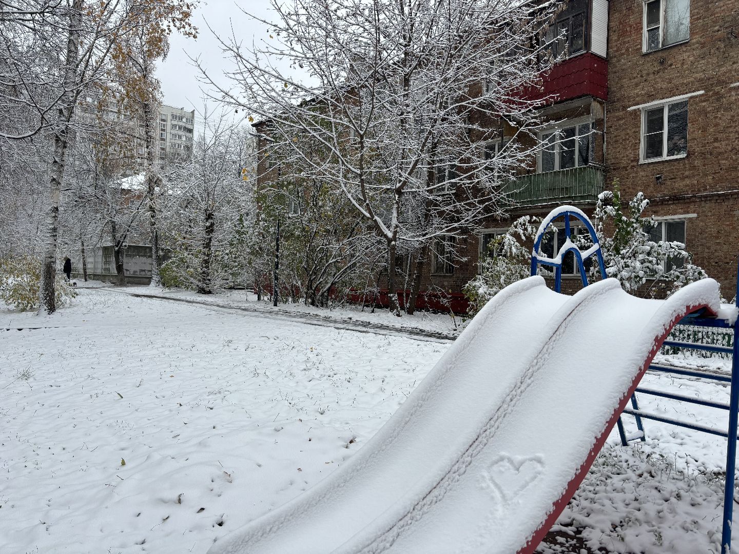 первый снег, снегопад, кучино, коммунальщики, вертикалки,