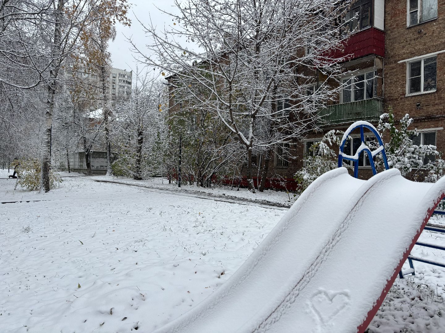 первый снег, снегопад, кучино, коммунальщики, вертикалки,
