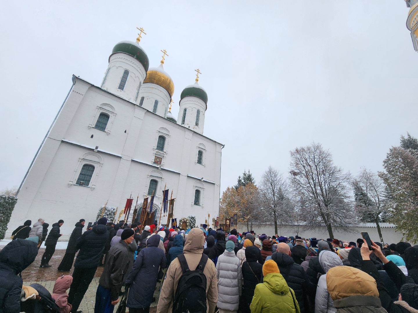 Коломна, день народного единства, казанская икона божией матери, крестный ход, вертикалка,