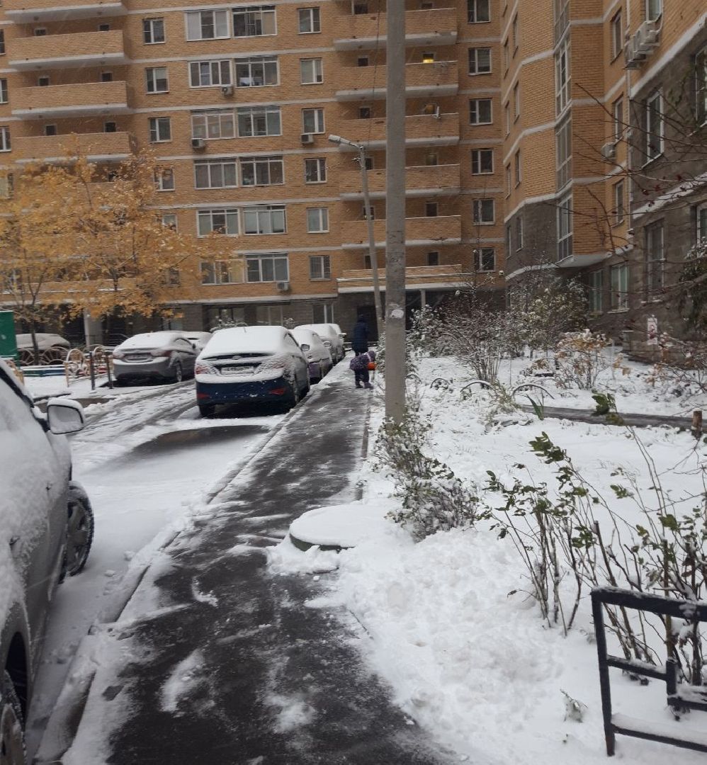 Снег, Уборка снега, Лобня, вертикалка,