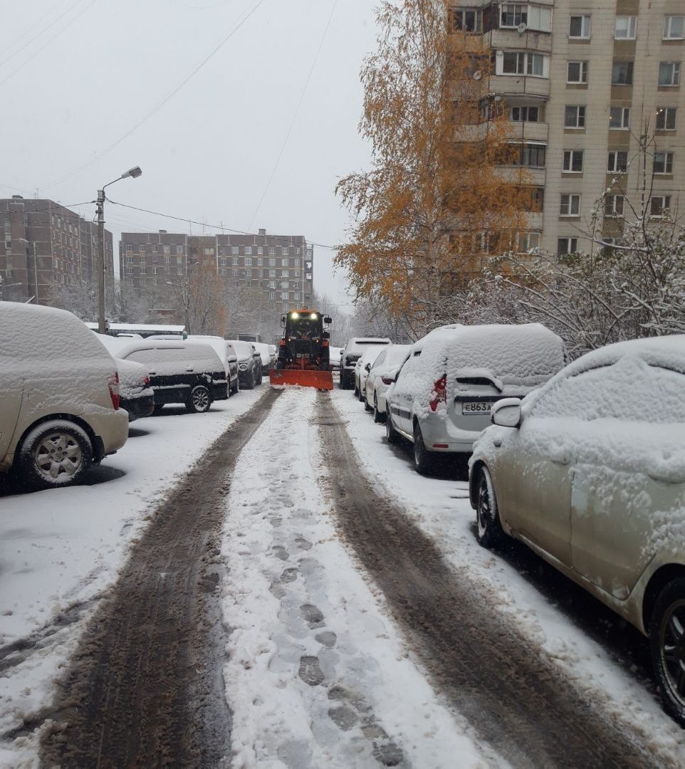 Снег, Уборка снега, Лобня, вертикалка,