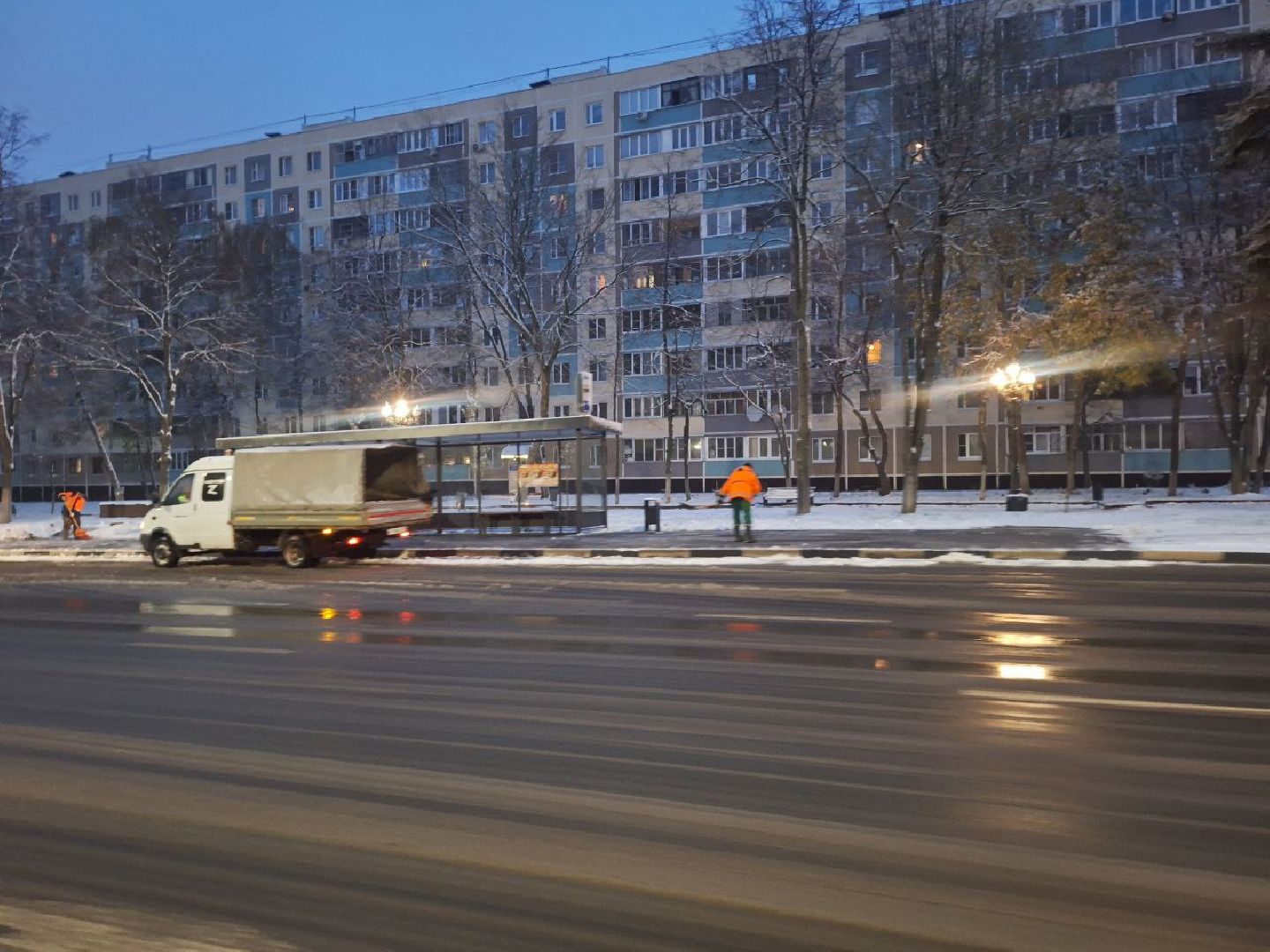 пушкино, последствия стихии, снегопад, коммунальная техника, снегоуборочная техника, чистка снега, вертикалки