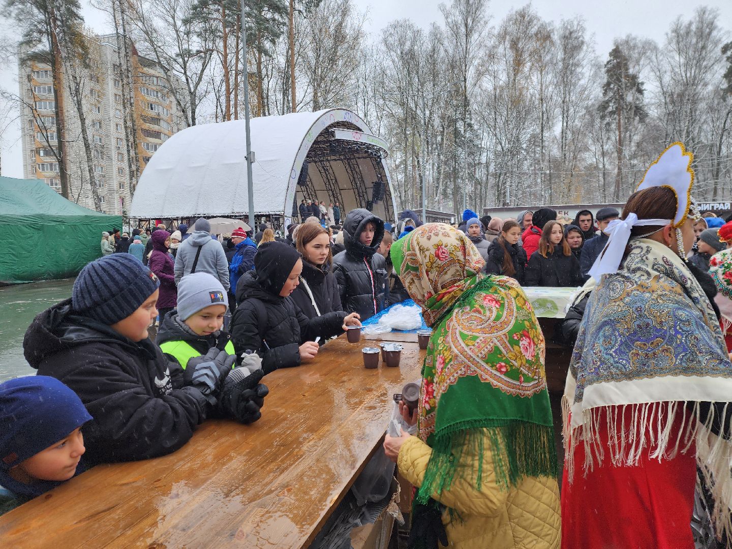 ногинск, жители, общество, центральный парк, праздний, самовар, день народного единства, чай, вертикалки