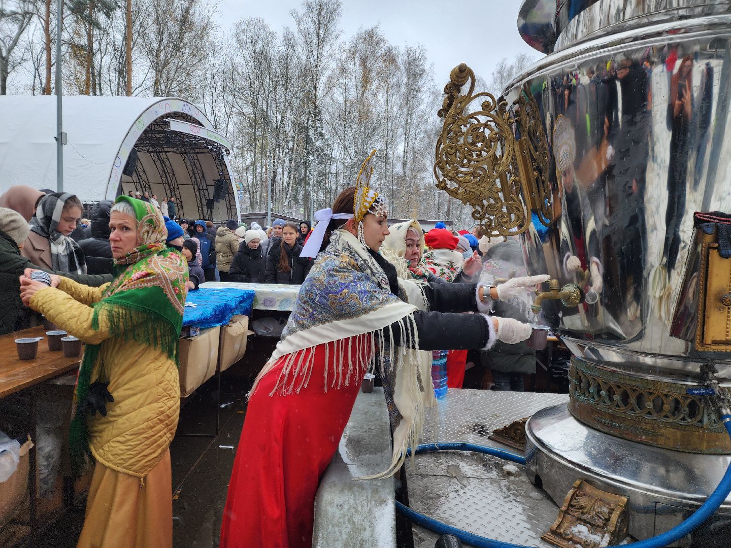 ногинск, жители, общество, центральный парк, праздний, самовар, день народного единства, чай, вертикалки