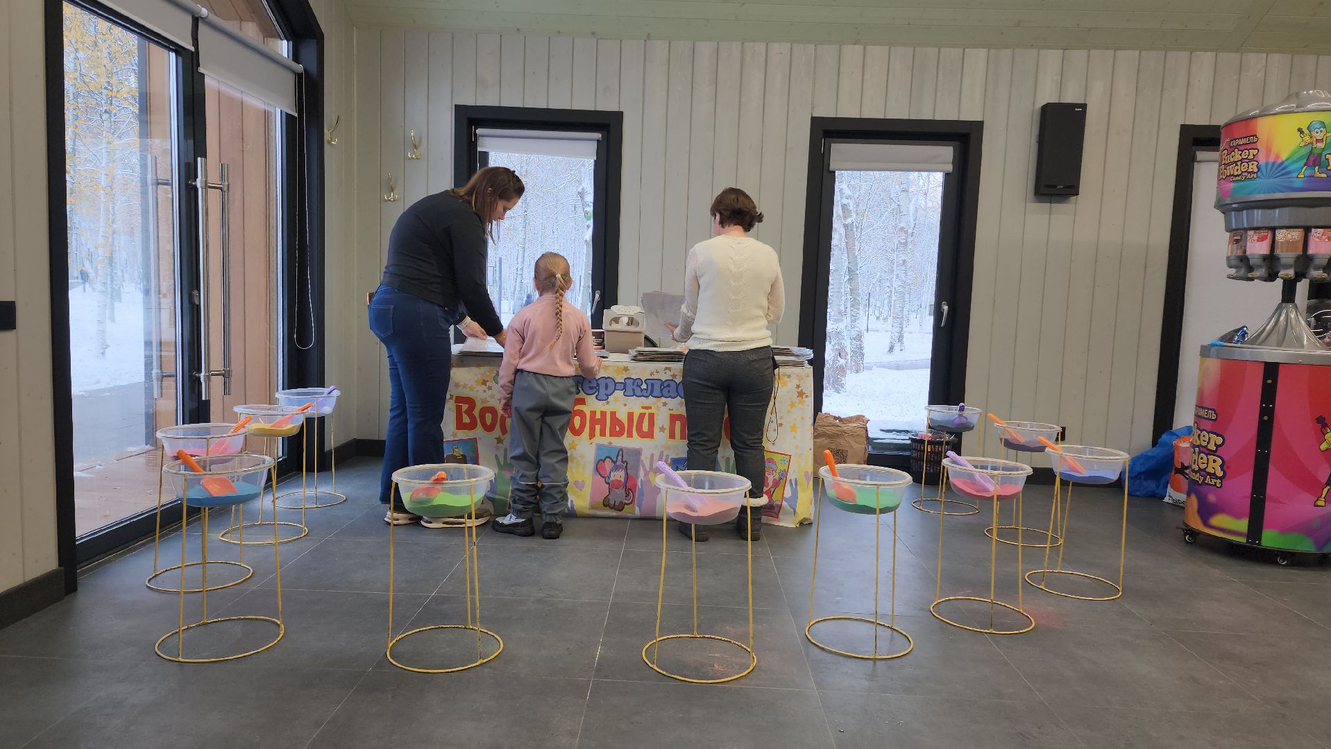 рисование, Цветной песок, Лобня, Мастер-класс, день народного единства, вертикалка,