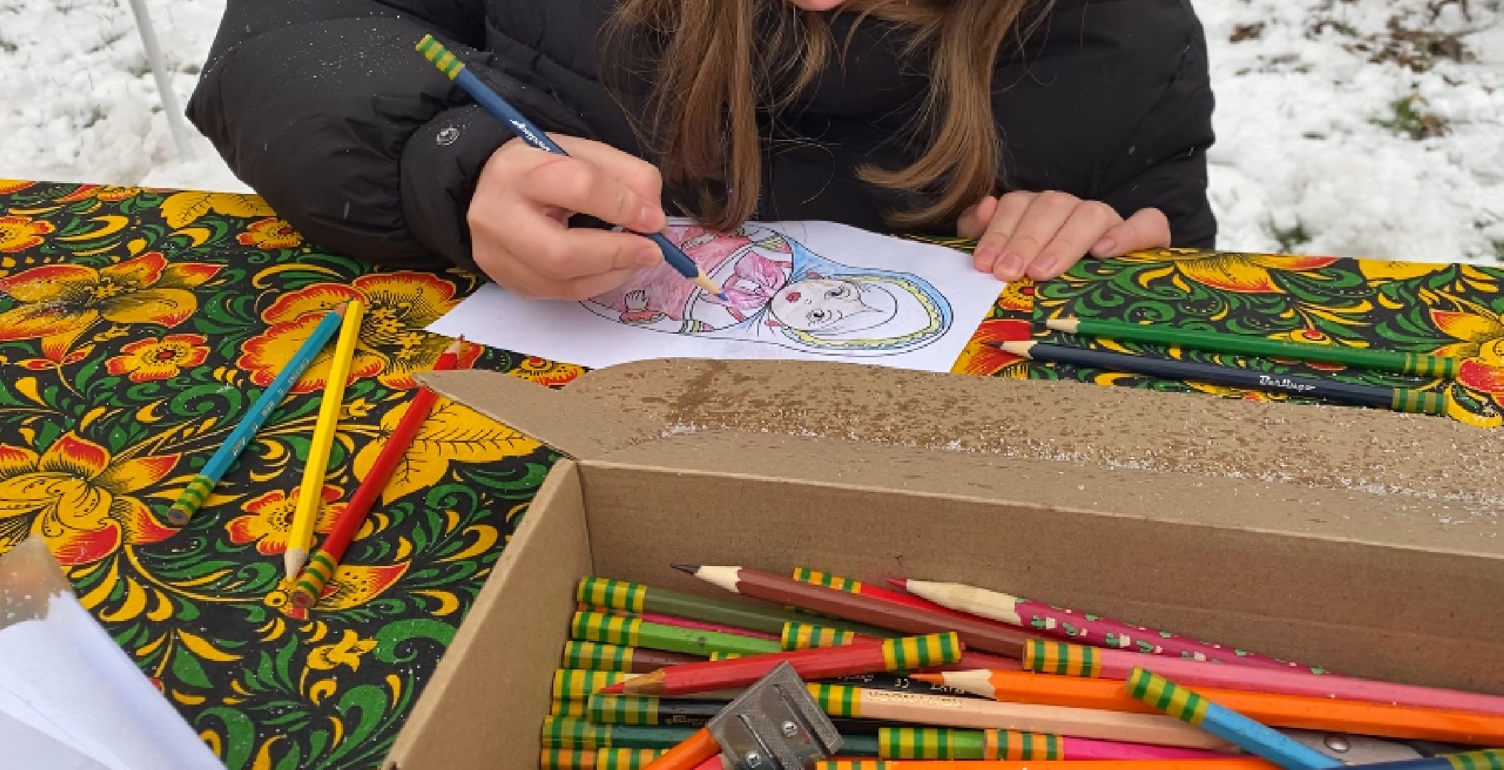 Праздник, Парк, Рисование, день народного единства, вертикалка,