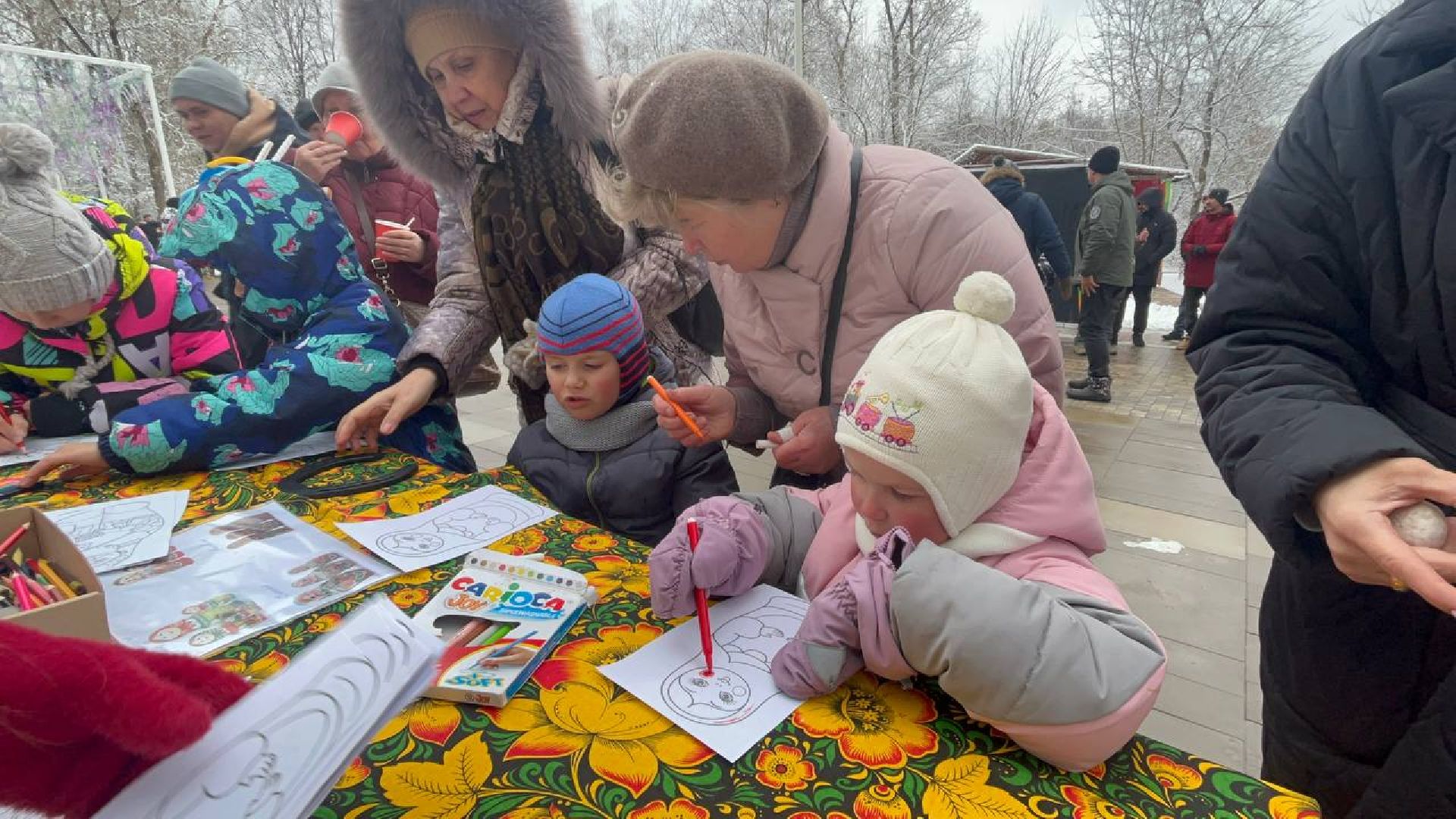Праздник, Парк, Рисование, день народного единства, вертикалка,