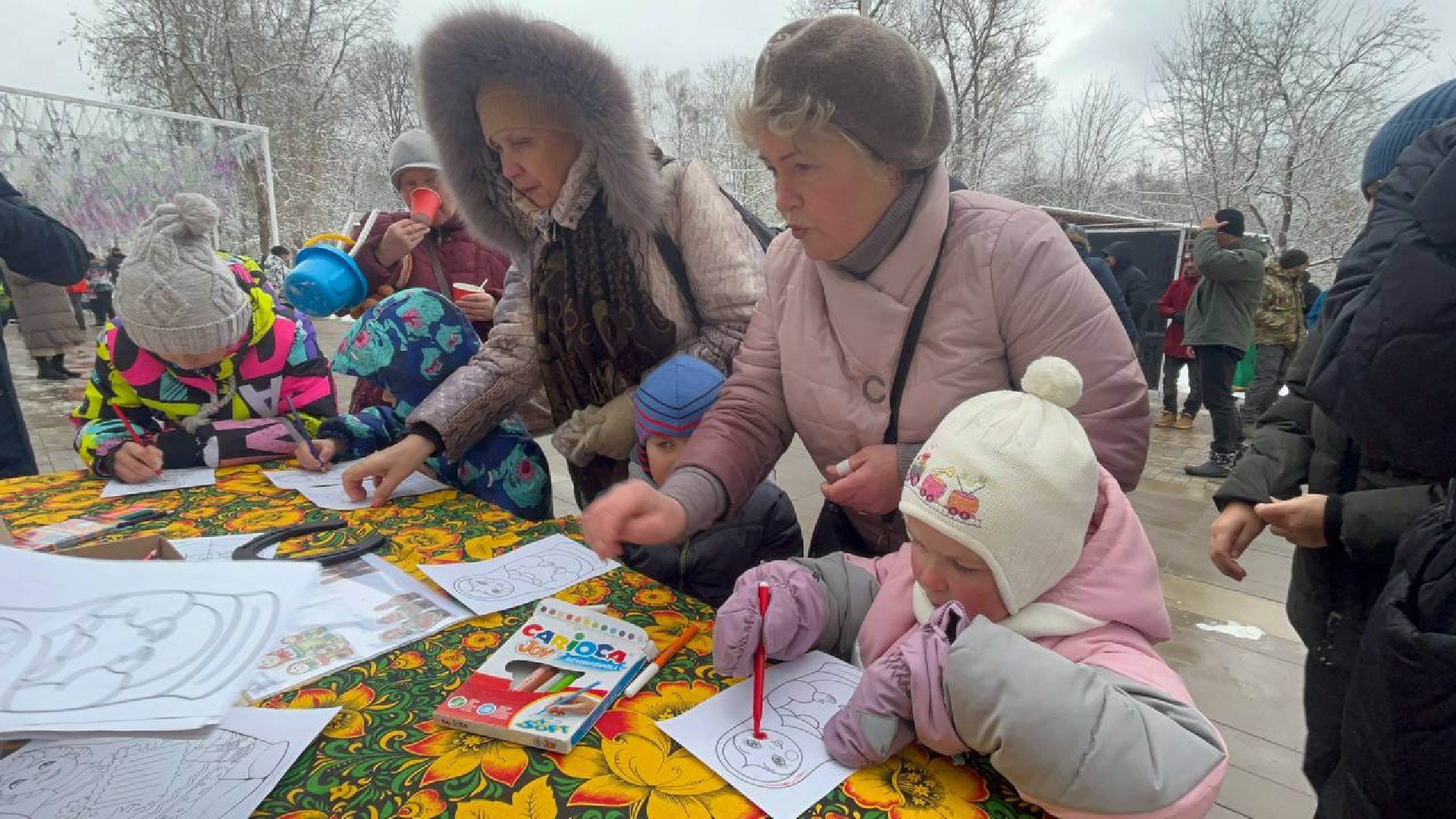 Праздник, Парк, Рисование, день народного единства, вертикалка,