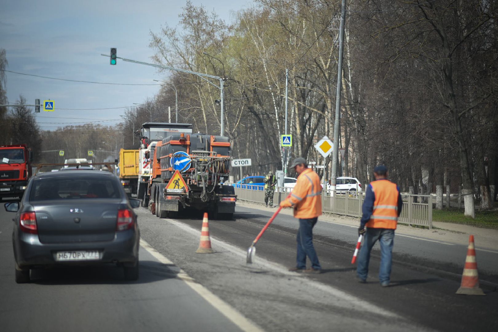 Бронницы, Замена асфальта, дороги