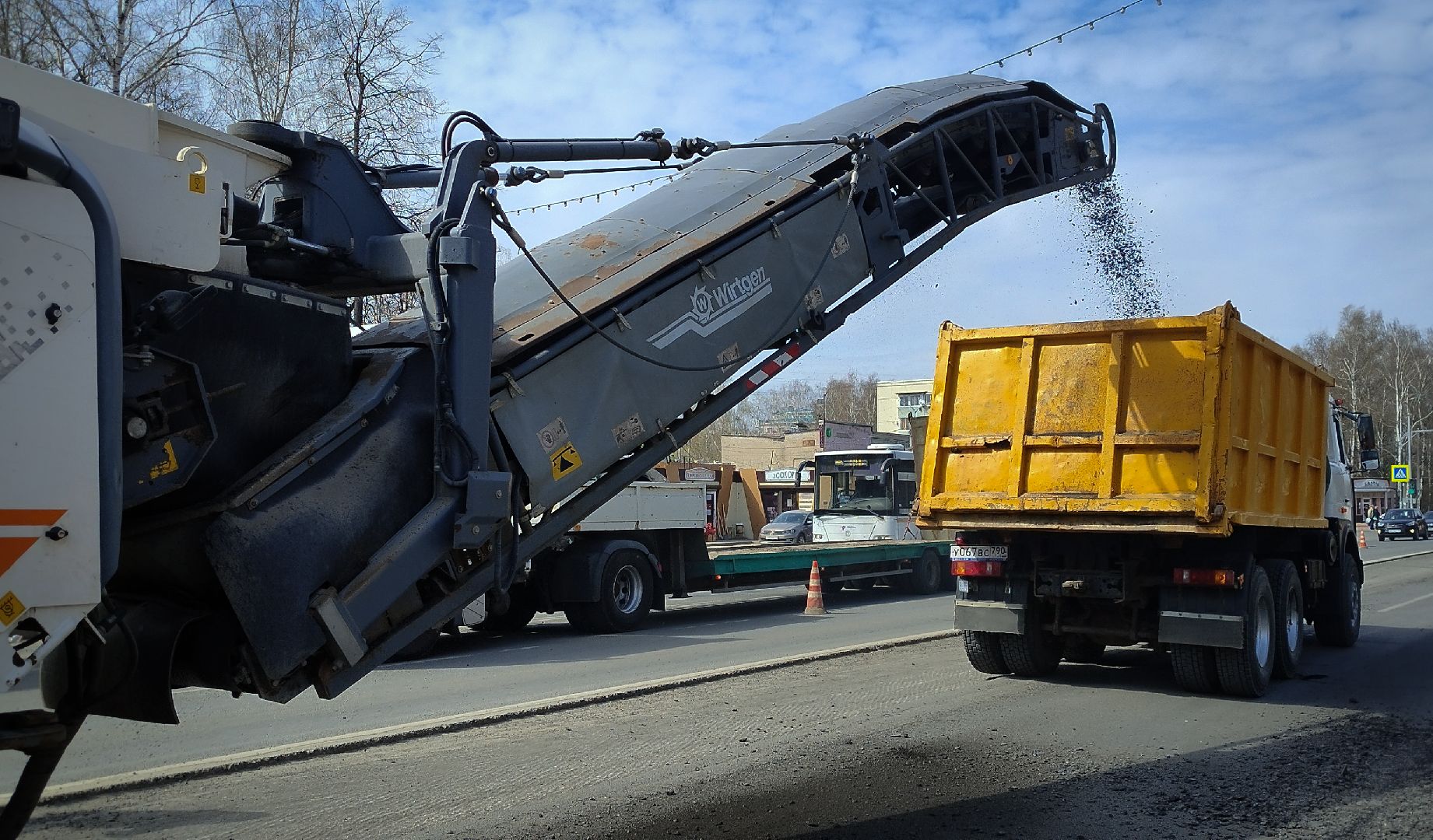 Бронницы, Замена асфальта, дороги