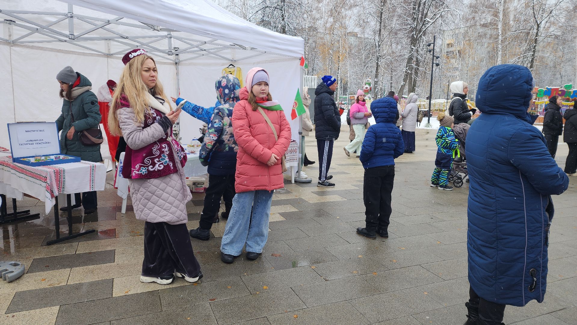 пушкино, вертикалка, чай, день народного единства, чаепитие, национальные блюда, жители, праздник,