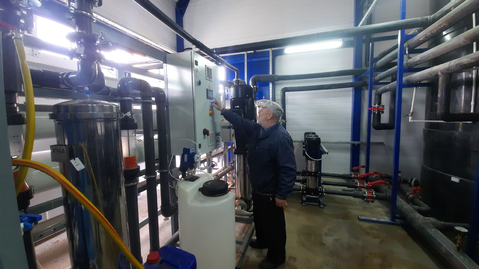 Шатура, Керва, новая станция по очистке питьевой воды.