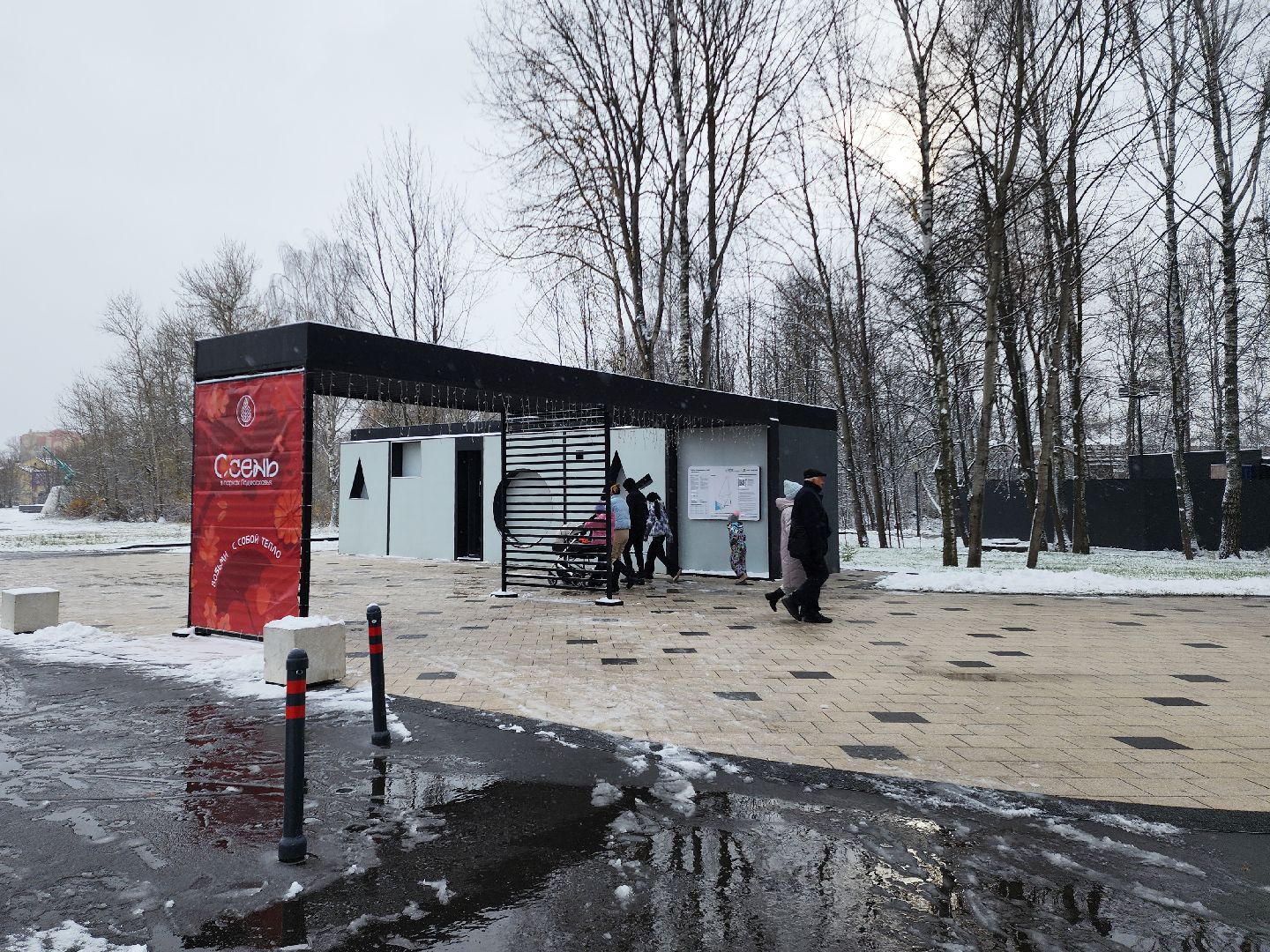 электросталь, жители города, день единства, праздник, первый снег, снеговик, снеговики, вертикалки