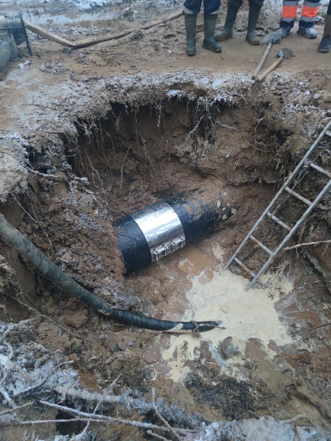 авария, ЖКХ, трубопровод, Воскресенск