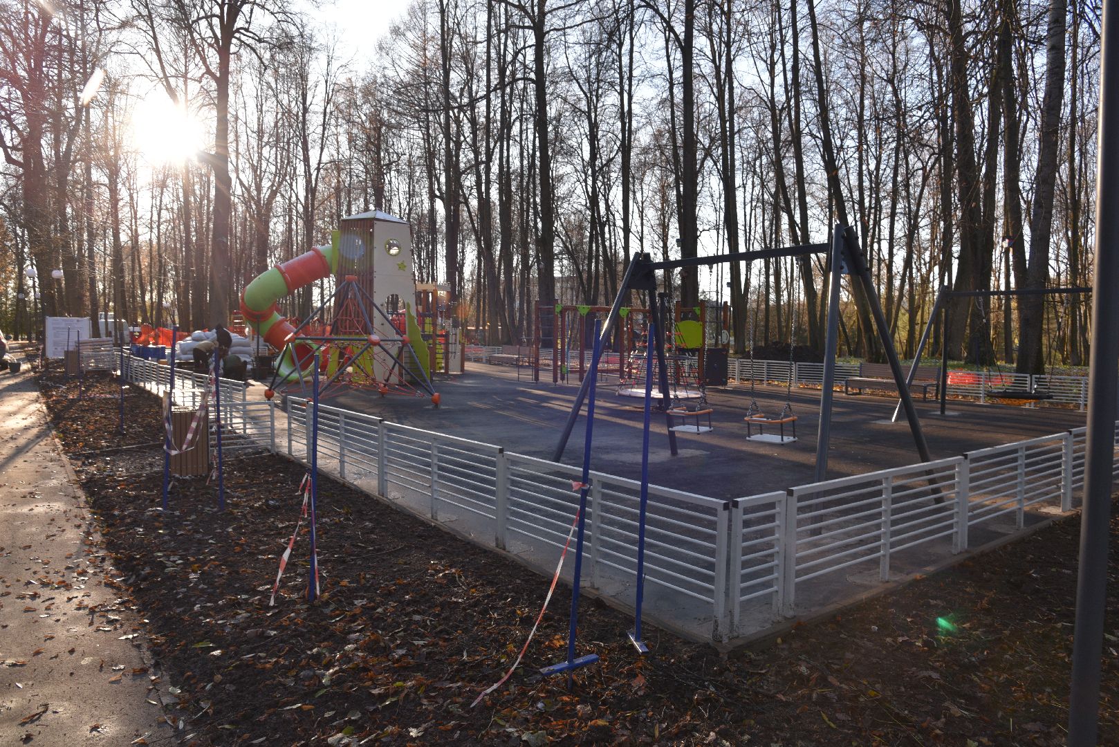 лотошино, лотошинский парк, парки подмосковья, благоустройство, детская игровая площадка, вертикалки,