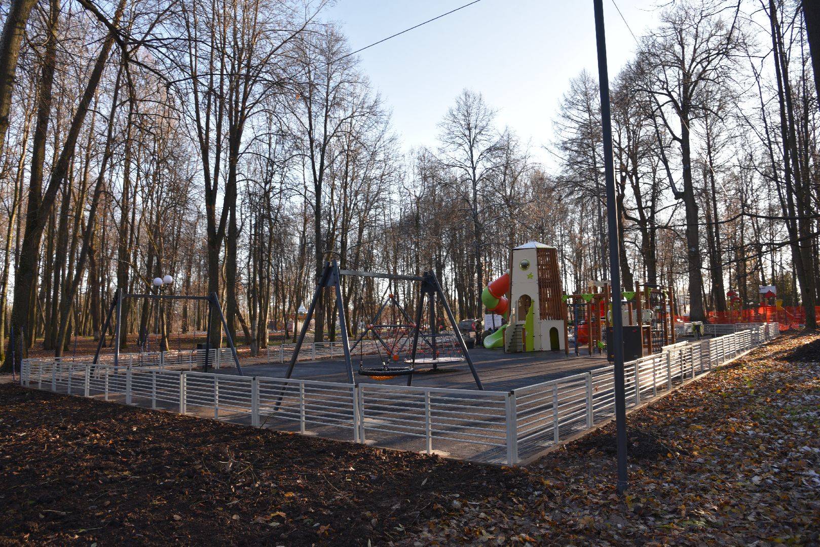 лотошино, лотошинский парк, парки подмосковья, благоустройство, детская игровая площадка, вертикалки,