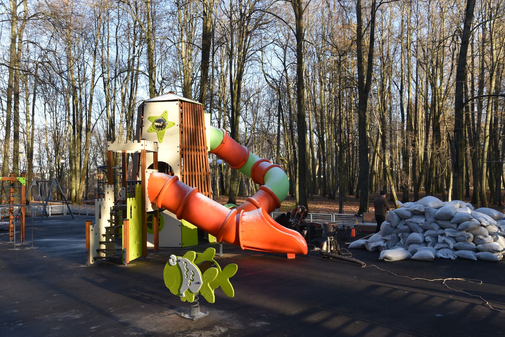 лотошино, лотошинский парк, парки подмосковья, благоустройство, детская игровая площадка, вертикалки,