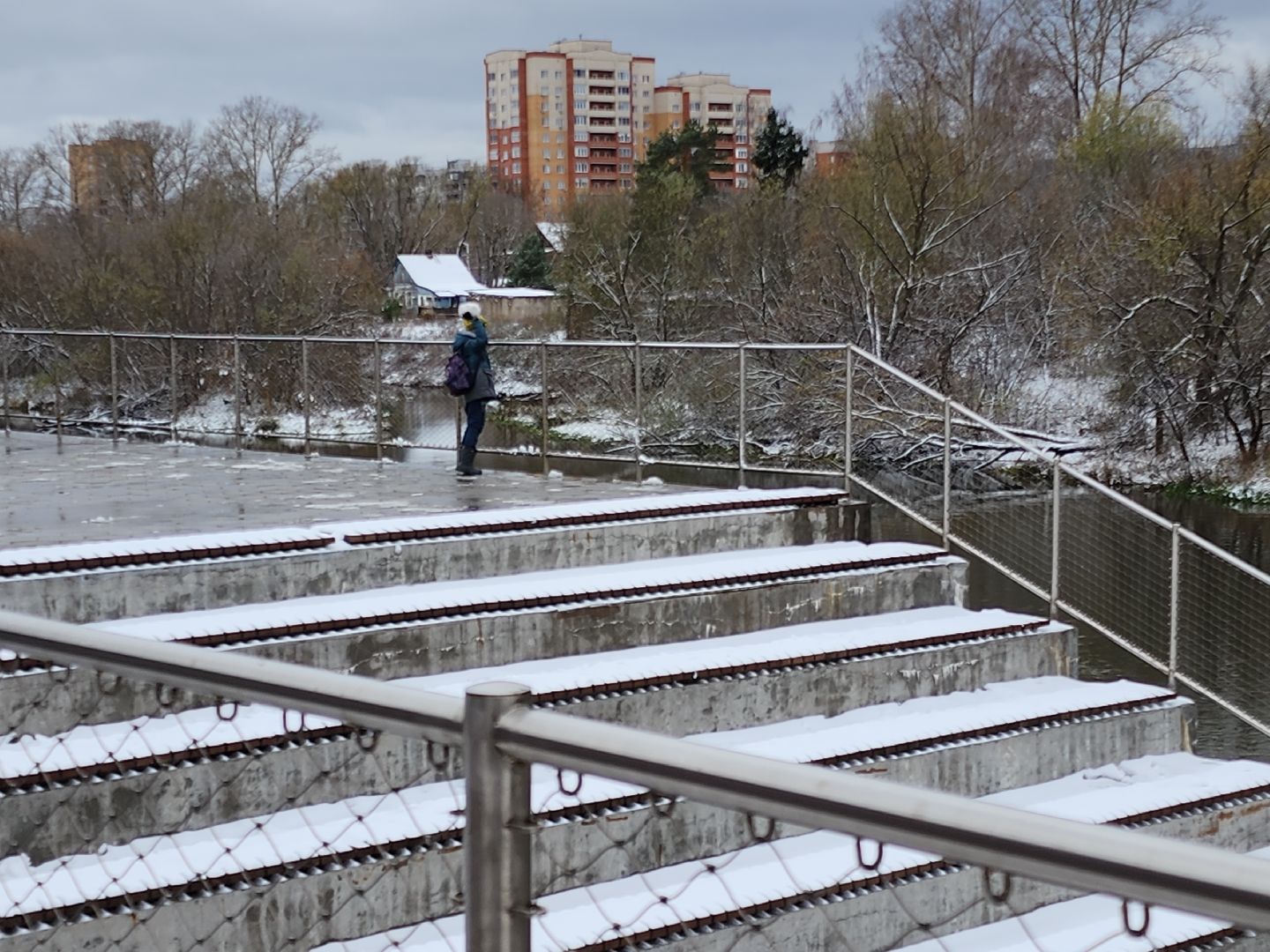 благоустройство 2024, Набережная в Орехово-Зуеве, орехово-зуевский округ,фасады, вертикалки,