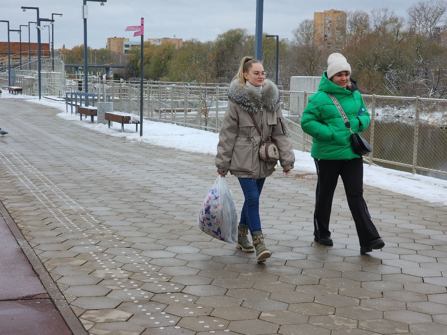 благоустройство 2024, Набережная в Орехово-Зуеве, орехово-зуевский округ,фасады, вертикалки,