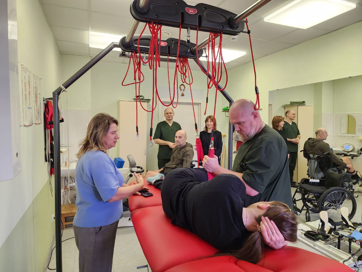 Подольск, Ясенки, Центр реабилитации, реабилитация участников сво, обмен опытом, вертикалка,