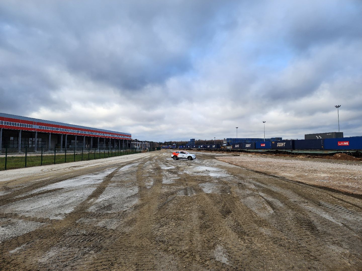 Чехов, деревня Кузьмино-Фильчаково, Сухой порт, транспортно-перегрузочный центр, транспортно-логистический комплекс, терминал, строительство, площадка для хранения товаров, объездная дорога, вертикалка, вертикальное видео,