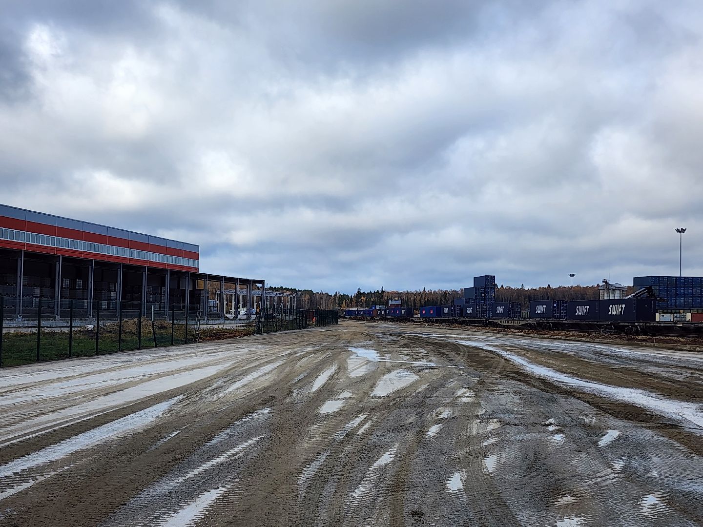 Чехов, деревня Кузьмино-Фильчаково, Сухой порт, транспортно-перегрузочный центр, транспортно-логистический комплекс, терминал, строительство, площадка для хранения товаров, объездная дорога, вертикалка, вертикальное видео,