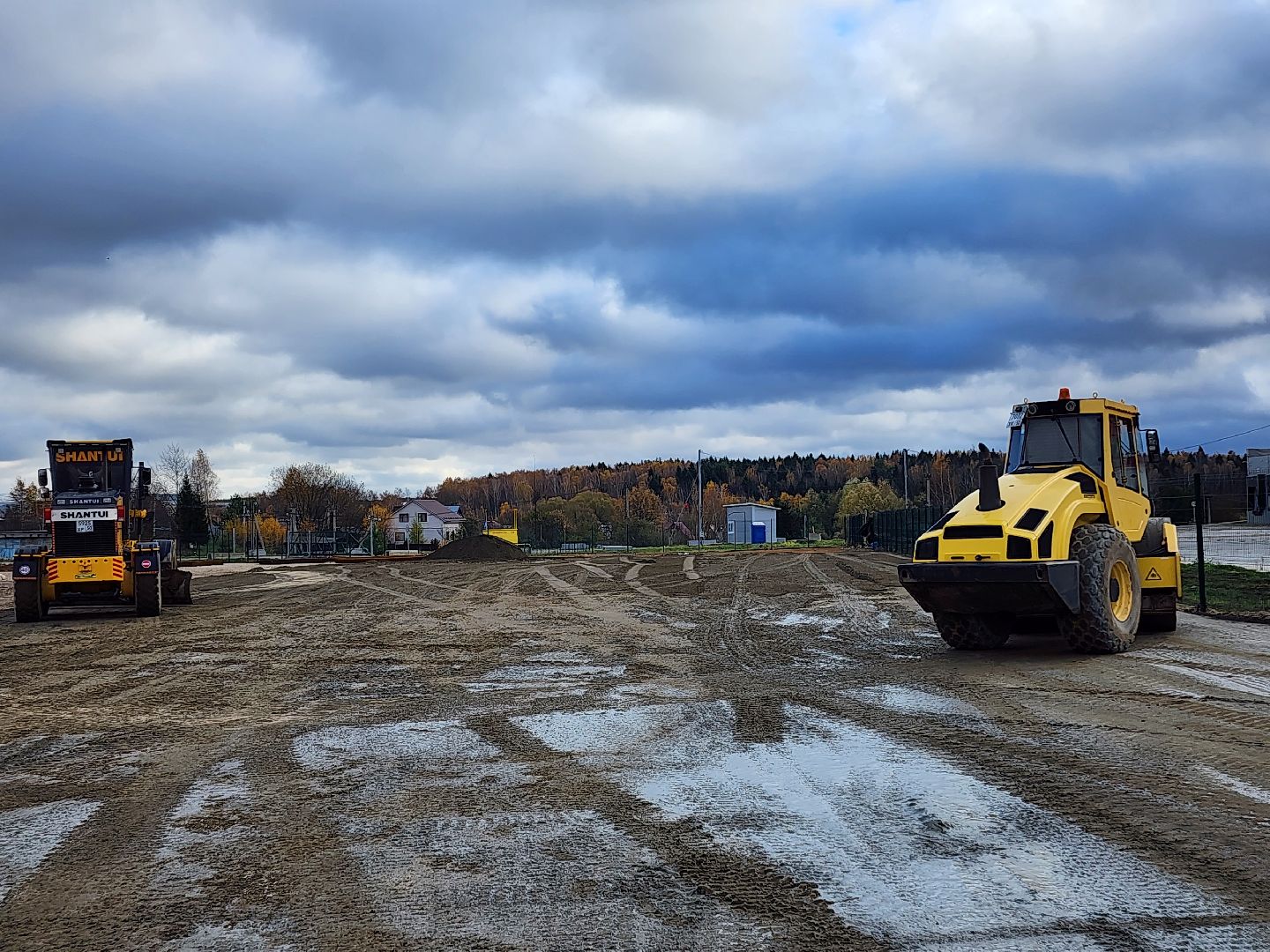 Чехов, деревня Кузьмино-Фильчаково, Сухой порт, транспортно-перегрузочный центр, транспортно-логистический комплекс, терминал, строительство, площадка для хранения товаров, объездная дорога, вертикалка, вертикальное видео,
