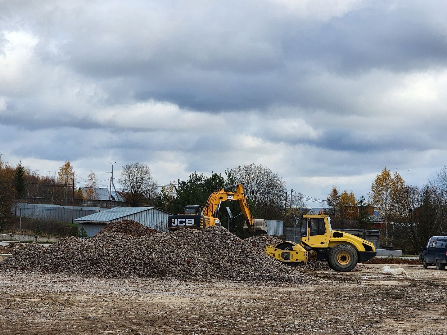 Чехов, деревня Кузьмино-Фильчаково, Сухой порт, транспортно-перегрузочный центр, транспортно-логистический комплекс, терминал, строительство, площадка для хранения товаров, объездная дорога, вертикалка, вертикальное видео,