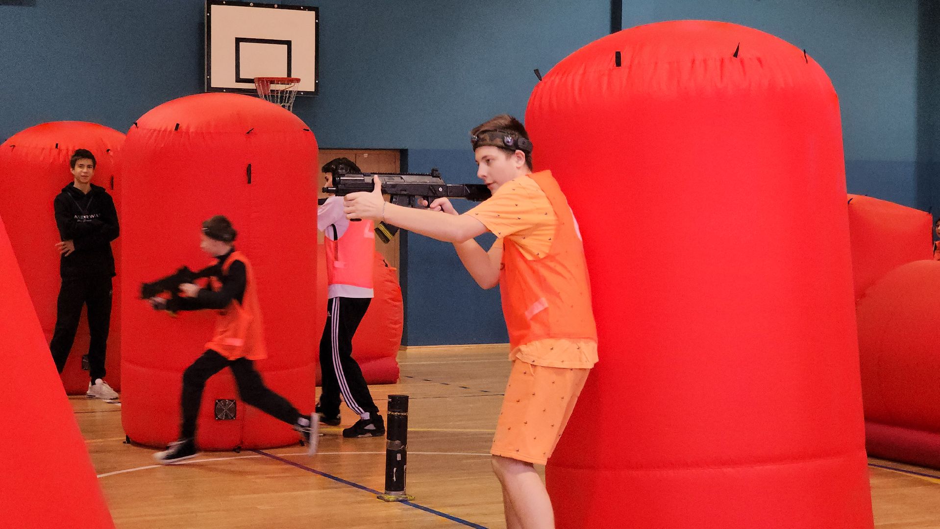 красногорск, лазертаг, школьная спартакиада,