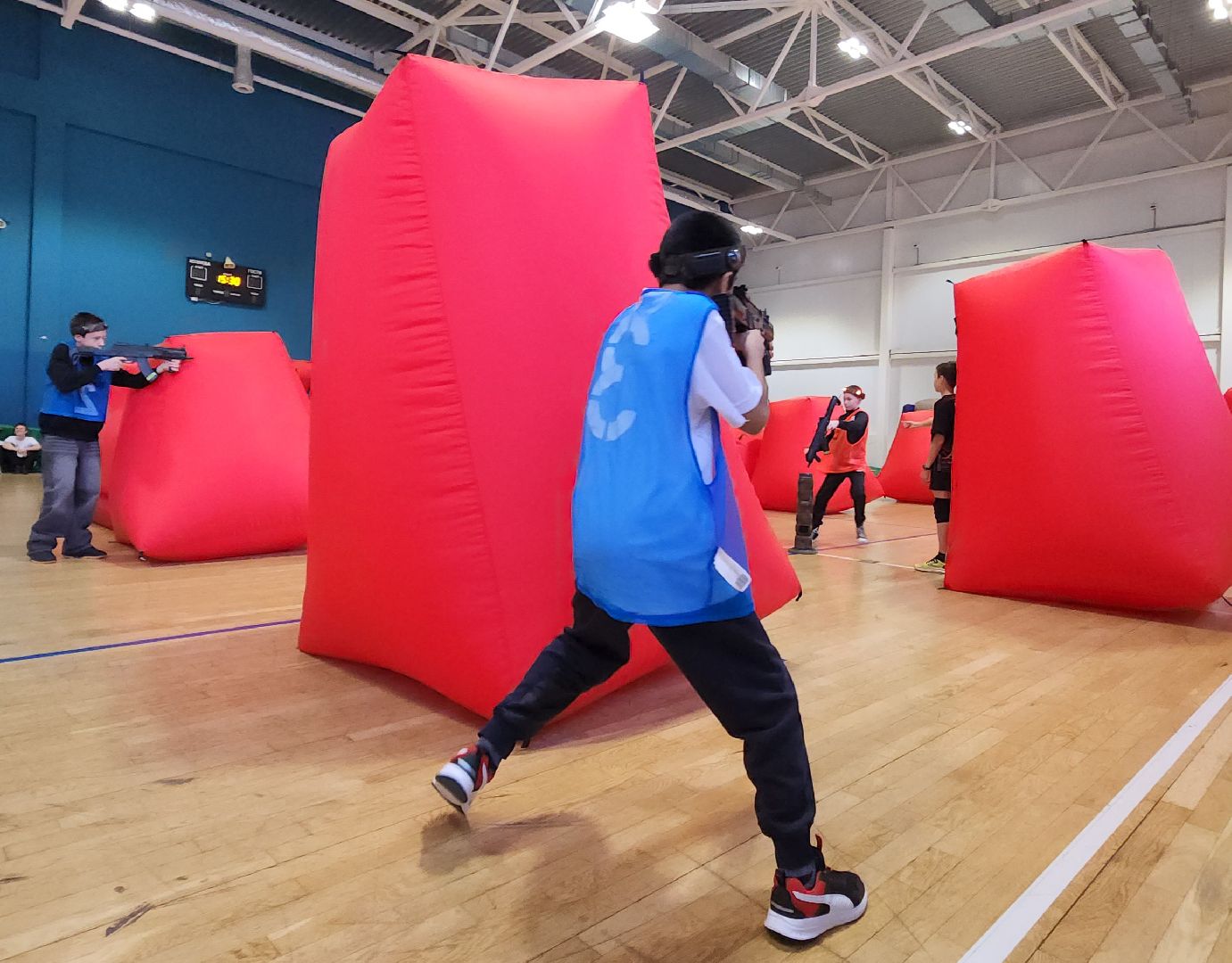 красногорск, лазертаг, школьная спартакиада,