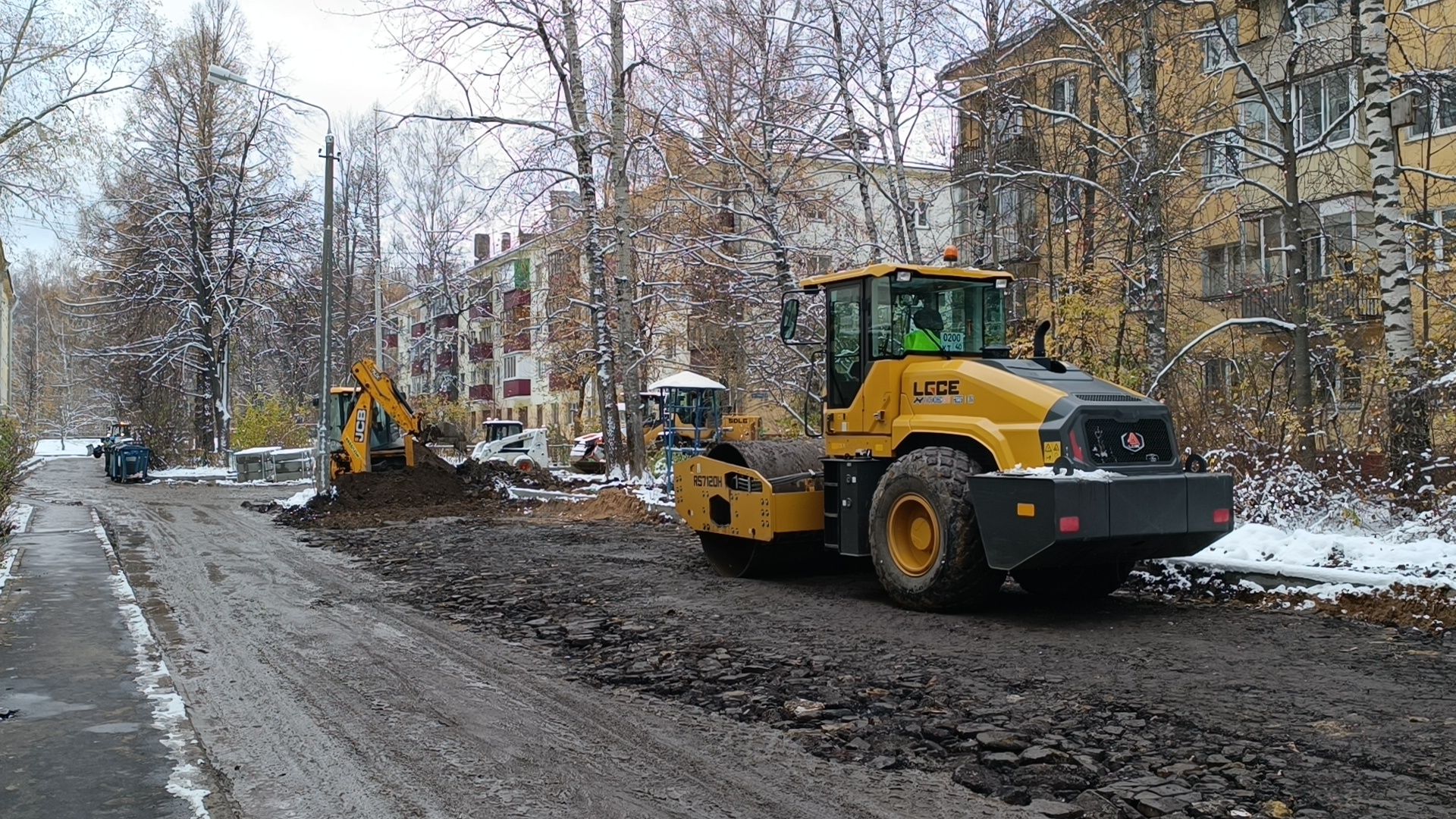 благоустройство, парковка, асфальт, лобня, вертикалка,
