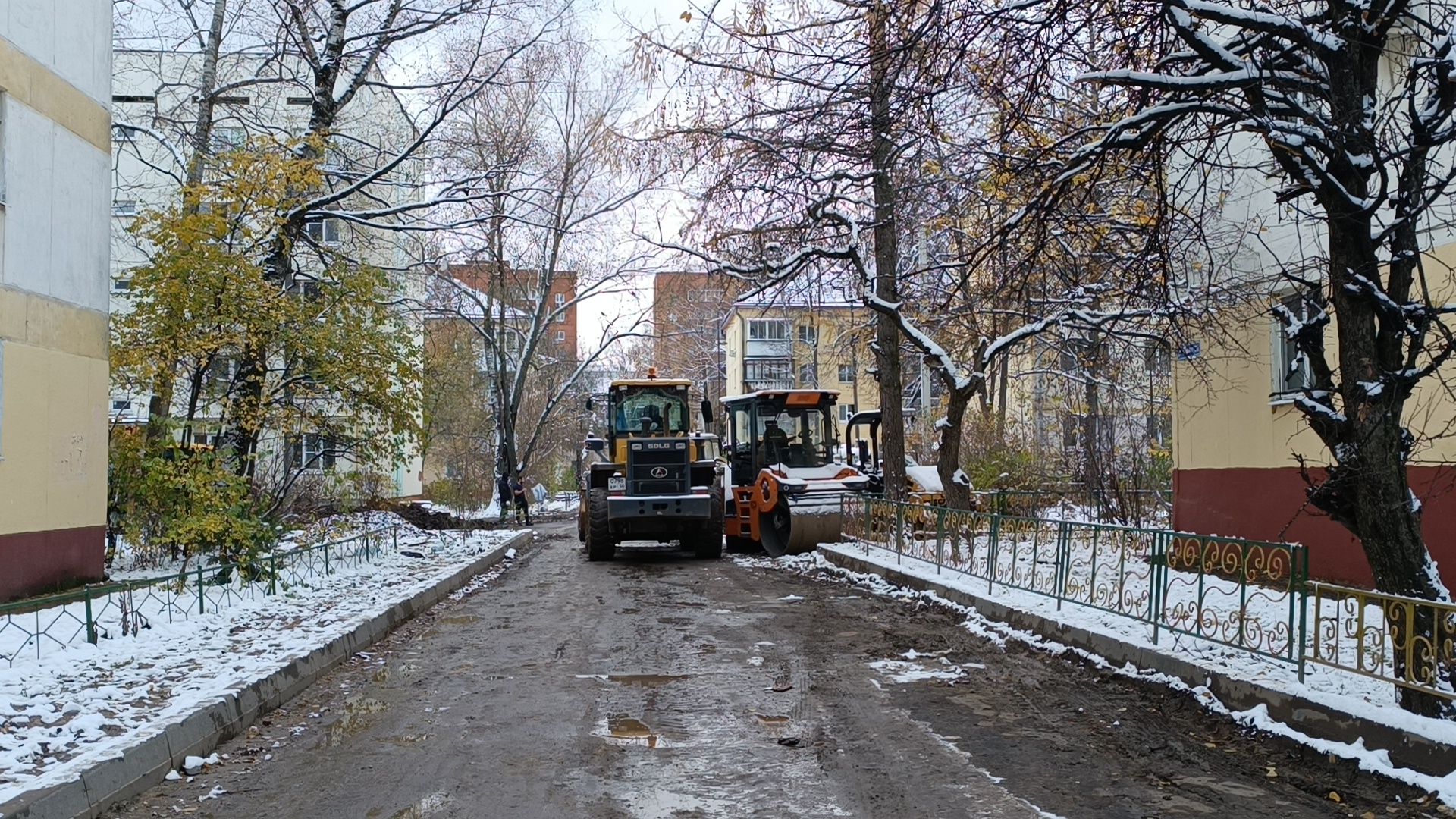 благоустройство, парковка, асфальт, лобня, вертикалка,